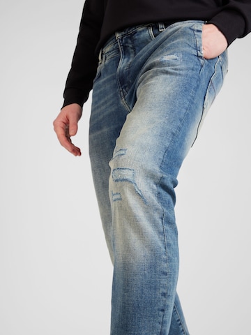 G-Star RAW Slimfit Jeans 'D-Staq' in Blauw