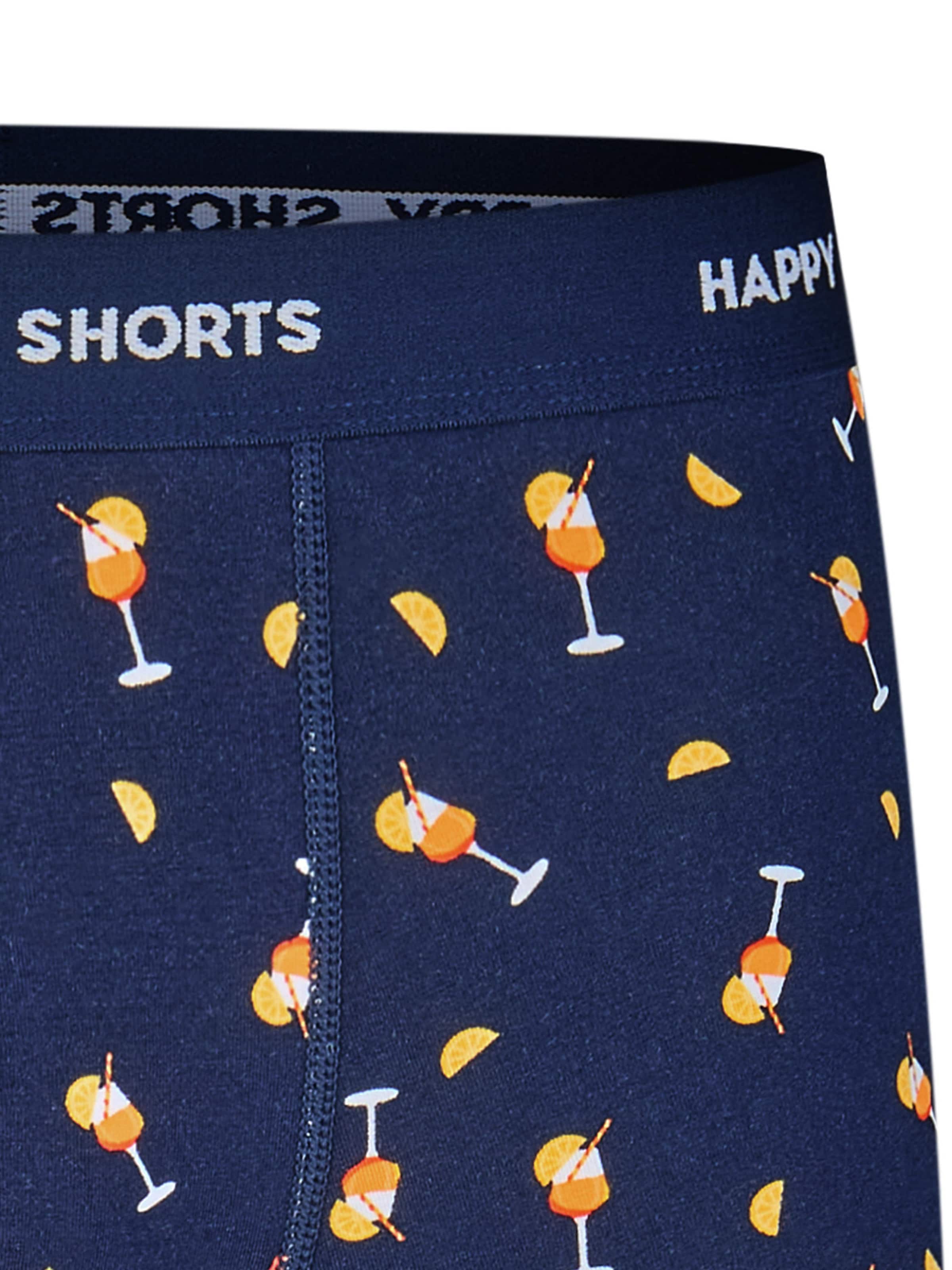 Boxers ' Jersey ' Happy Shorts en bleu
