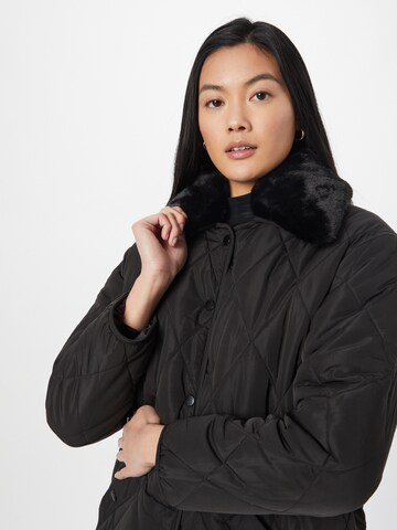 Manteau mi-saison Wallis en noir