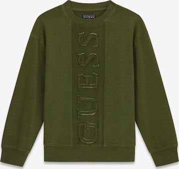 GUESS Collegepaita värissä vihreä: etupuoli