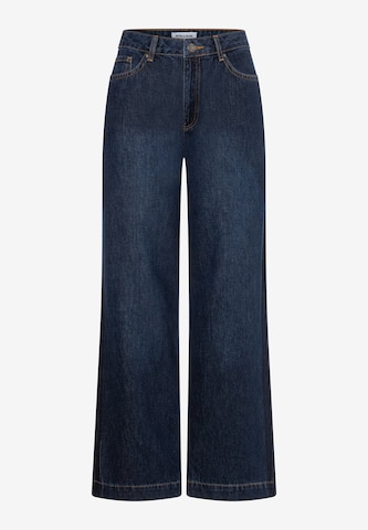MORE & MORE Wide leg Jeans in Blauw