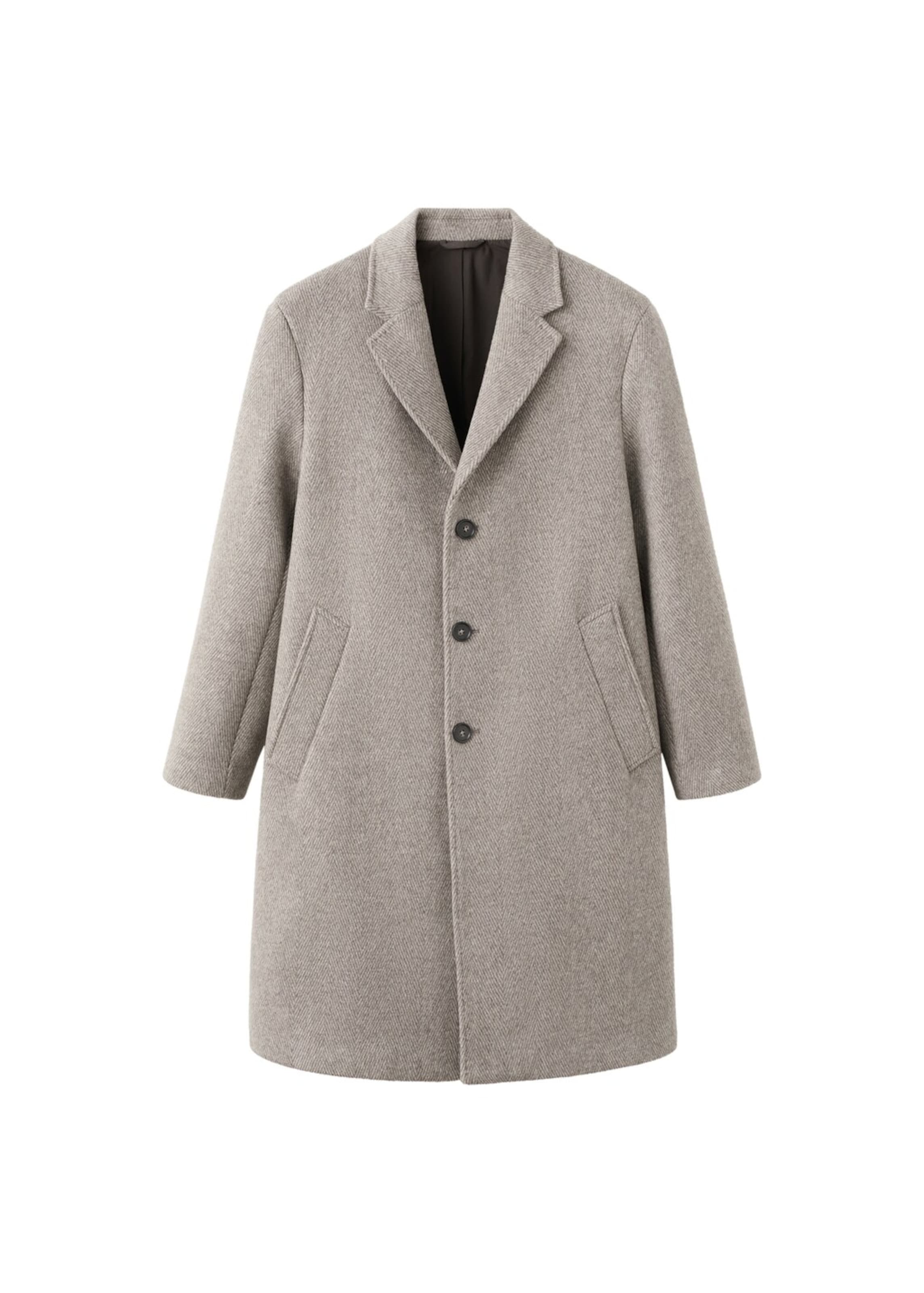 Manteau mi-saison 'Baldoria' MANGO MAN en beige : devant