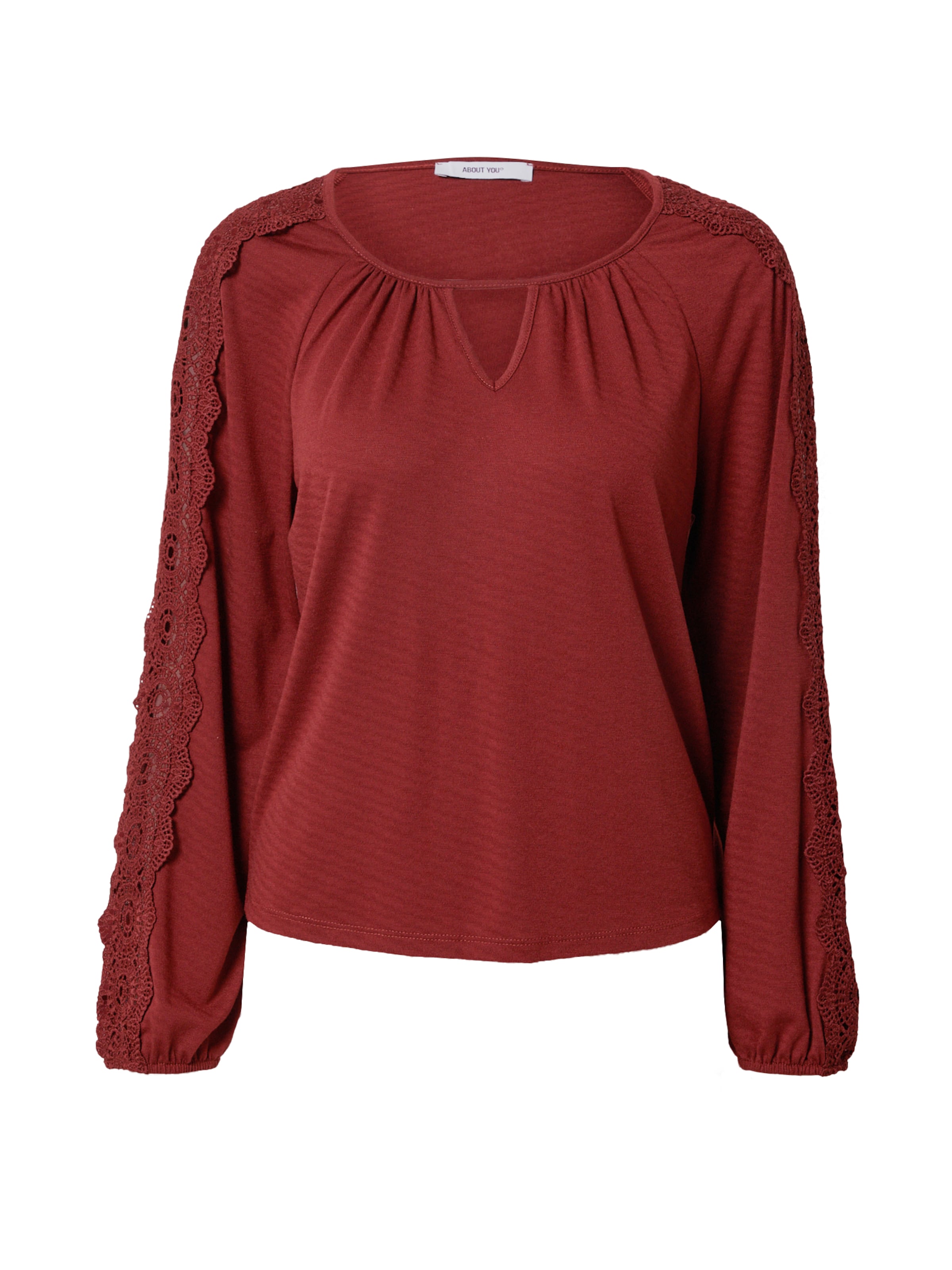 ABOUT YOU Póló 'Jeanina' - piros: elől