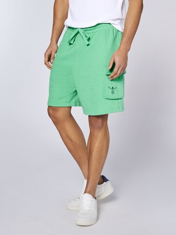 CHIEMSEE Regular Pants in Green