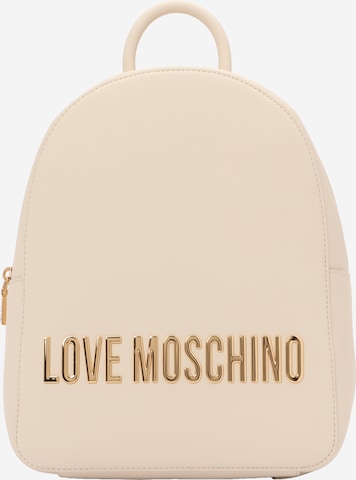 smėlio Love Moschino Kuprinė 'ZAINO': priekis