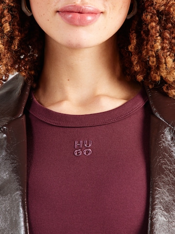 HUGO Póló 'Delanor' - lila