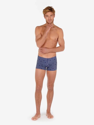 HOM Badeshorts 'Escale' in Blau: predná strana