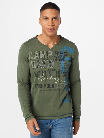 CAMP DAVID Shirt in Grün: Vorderseite
