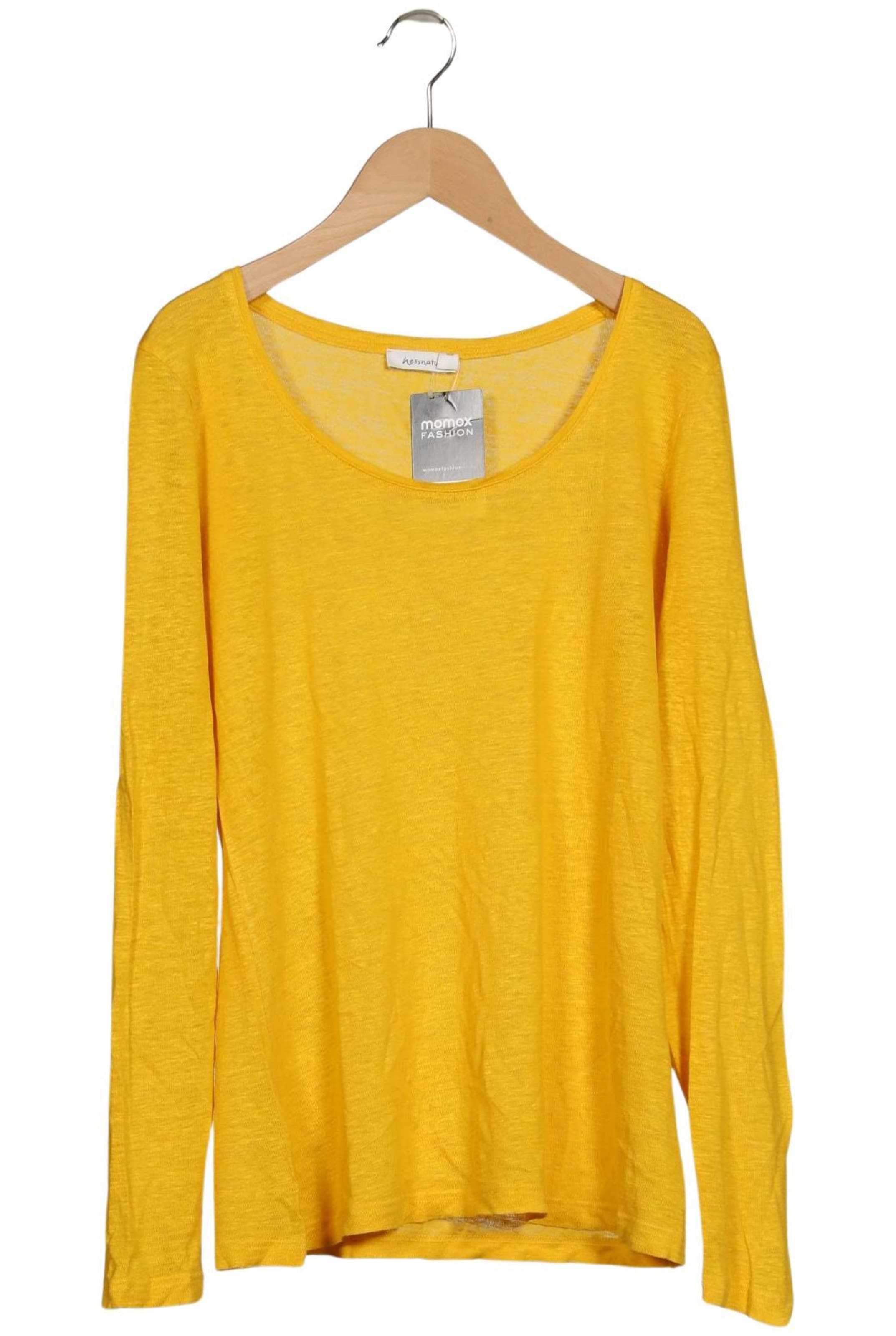 hessnatur Top & Shirt in L in Yellow: front