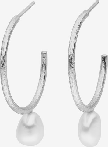 Nana Kay Earrings 'Baroque Flair' in Silver: front