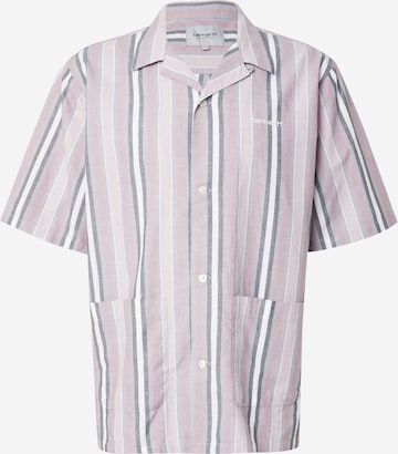 Carhartt WIP Comfort Fit Paita 'Folsey' värissä lila: etupuoli