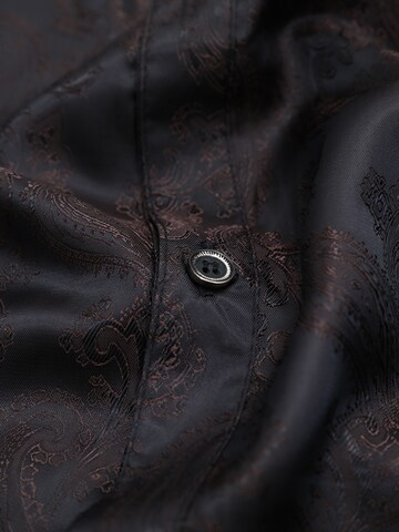 YOUTHUP Comfort fit Button Up Shirt 'Stick' in Black