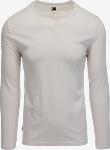 T-Shirt 'L136' Ombre en beige : devant