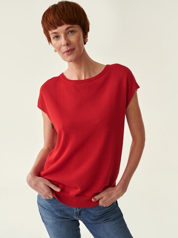 TATUUM - Blusa 'Mipla' en rojo: frente