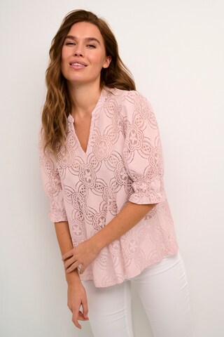 CULTURE Blouse 'Olu' in Pink: front