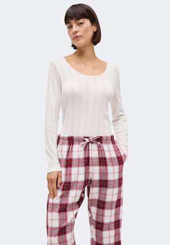 balta Hunkemöller Pižaminės kelnės