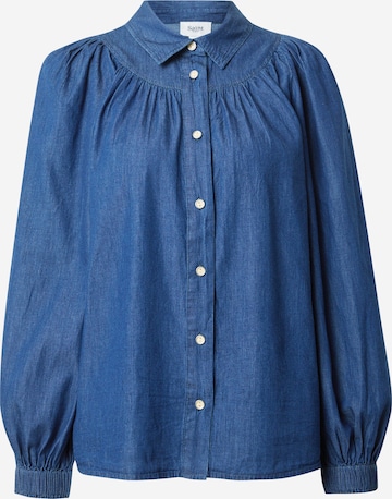 SAINT TROPEZ Blouse 'Doreen' in Blauw: voorkant