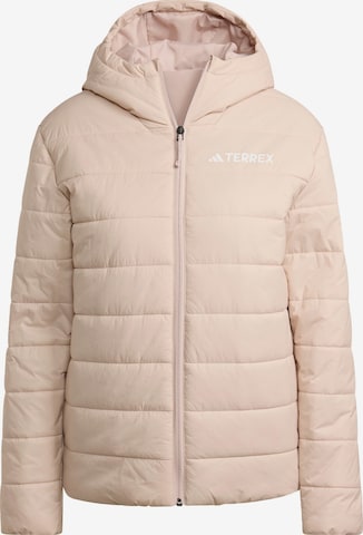 ADIDAS TERREX Outdoor jacket 'Essentials' in Grey: front