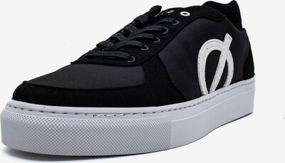 LOCI Sneakers laag 'Sieben' in de kleur Zwart / Wit, Productweergave