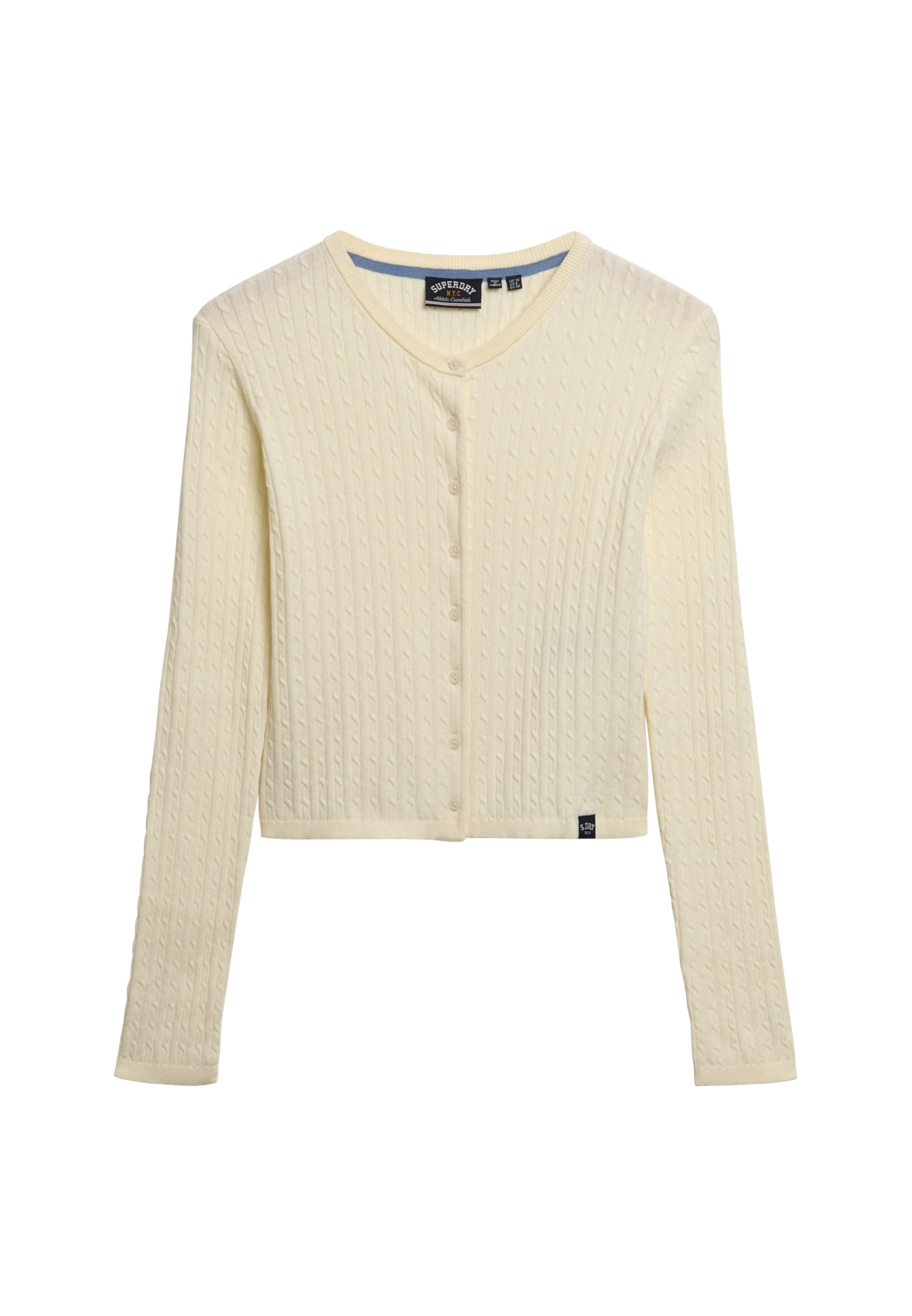 Cardigan Superdry & Co en blanc : devant