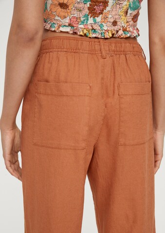 QS Loose fit Trousers in Brown