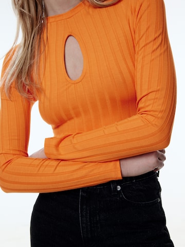 EDITED Shirt 'Charlot' in Orange