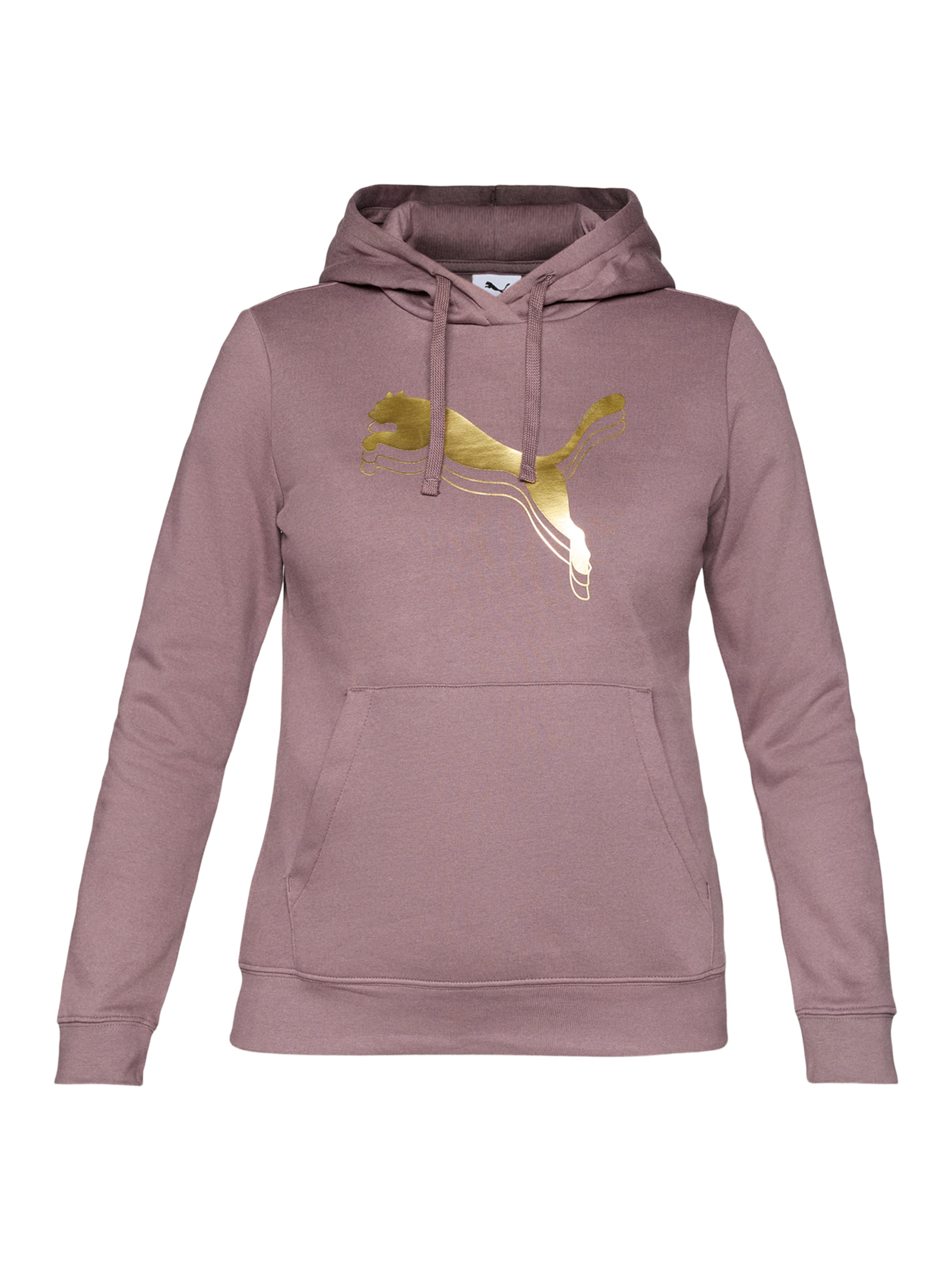 Felpa di PUMA in lilla: frontale