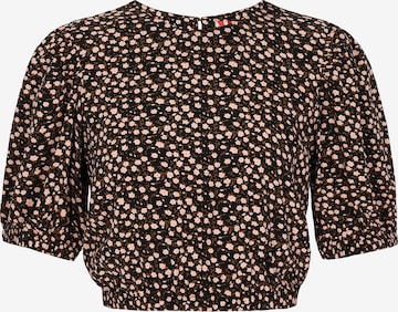 myMo ROCKS Bluza 'Fashion Look' | črna barva: sprednja stran