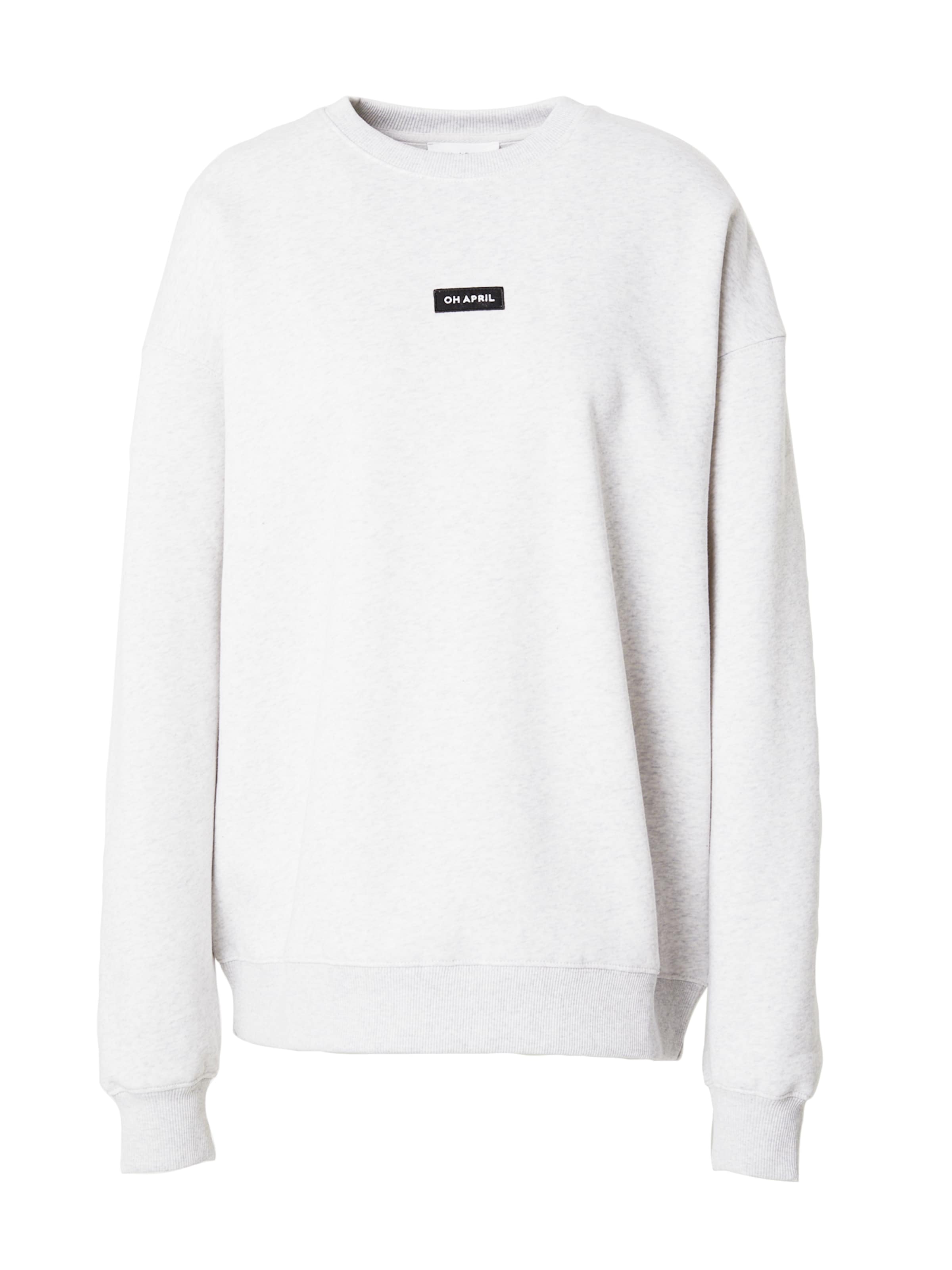 Felpa di OH APRIL in grigio: frontale
