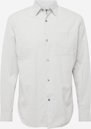 JACK & JONES Button Up Shirt 'PHOENIX' in Anthracite / Light grey / White, Item view