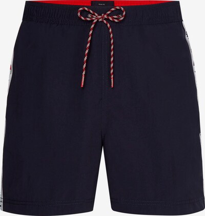 TOMMY HILFIGER Badeshorts in marine / hellrot / weiß, Produktansicht
