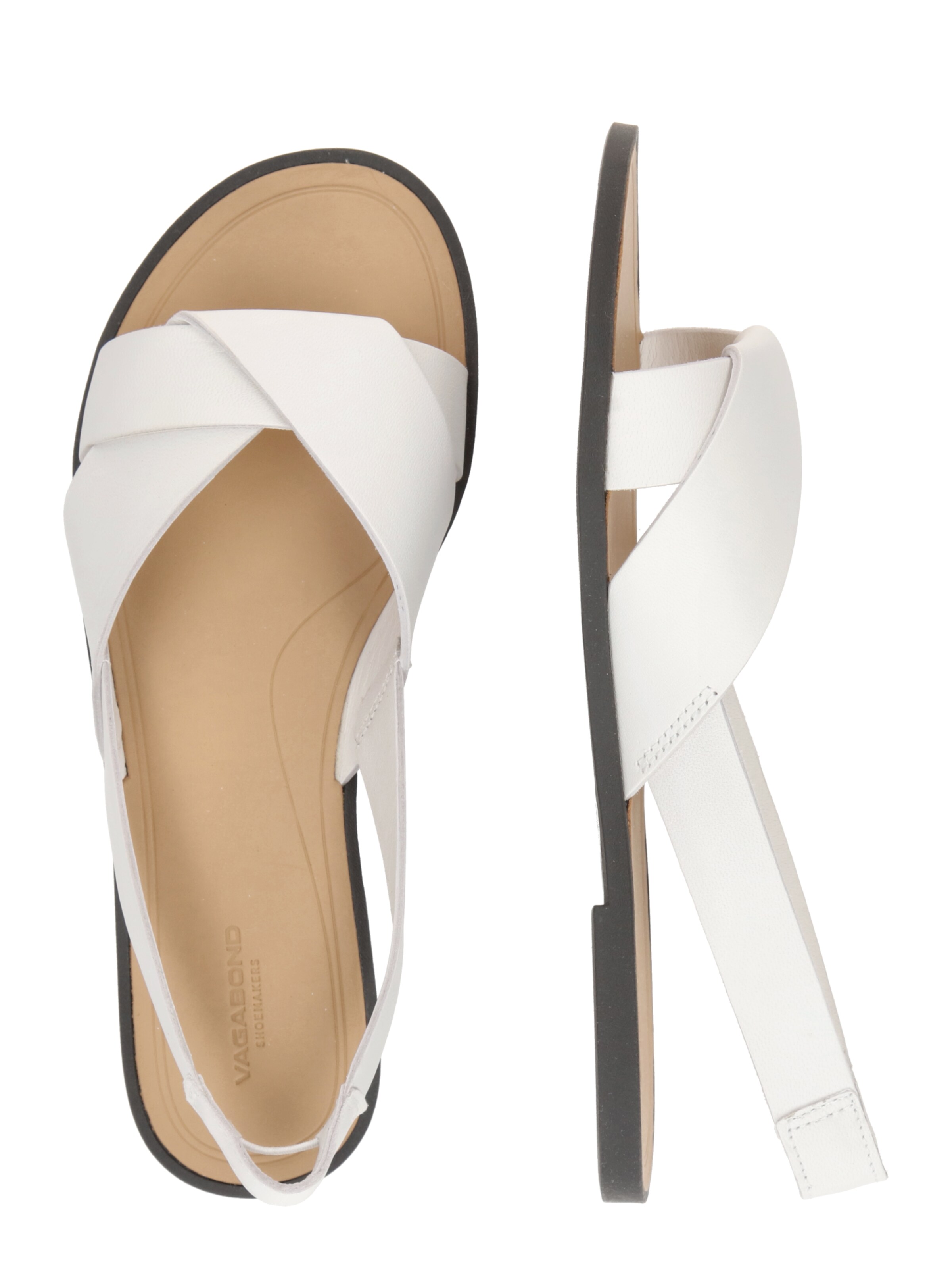 VAGABOND SHOEMAKERS Sandal 'TIA 2.0' i vit