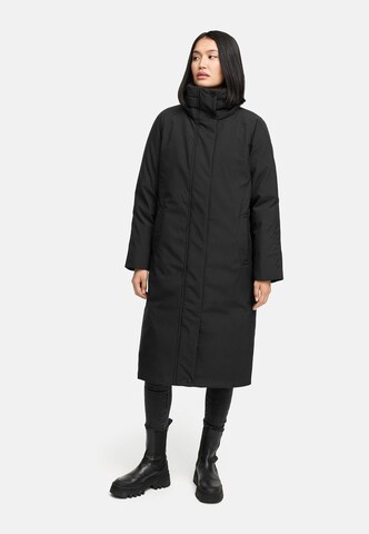 Cappotto invernale 'Traumblüte 14' di NAVAHOO in nero: frontale