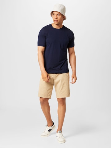 UNITED COLORS OF BENETTON Ohlapna forma Chino hlače | bež barva