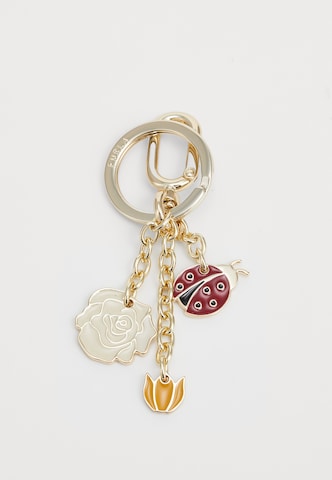 FURLA Nøglering 'LADYBIRD&FLOWERS' i guld: forside