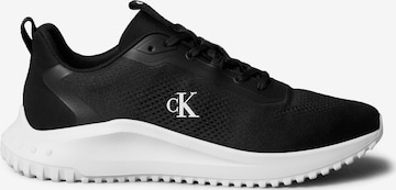 Calvin Klein Jeans Σνίκερ χαμηλό 'Eva' σε μαύρο: μπροστά