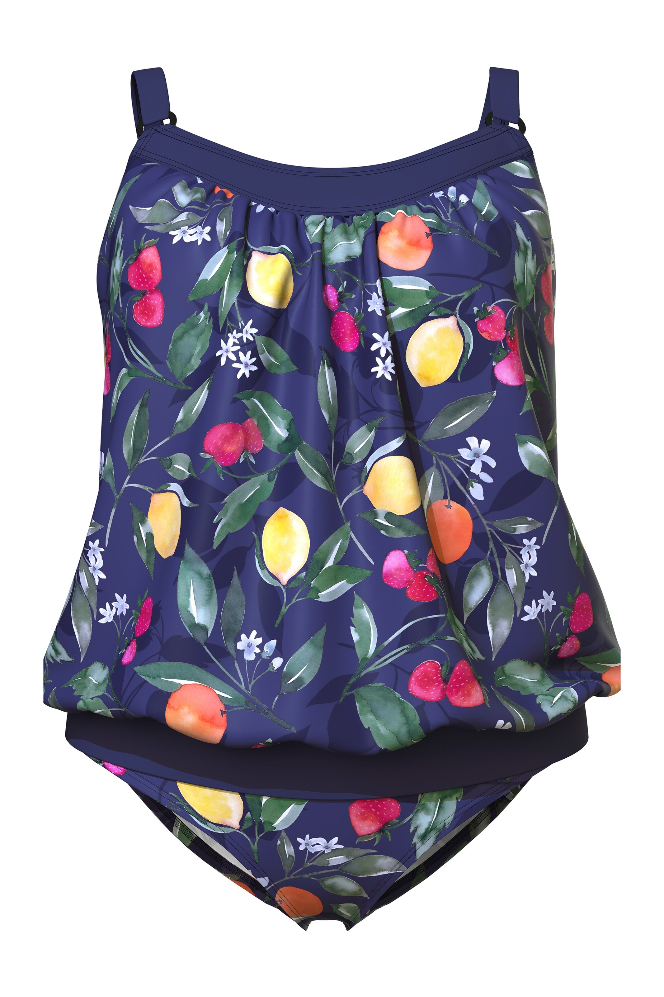 Ulla Popken Bikini in Blau: Vorderseite