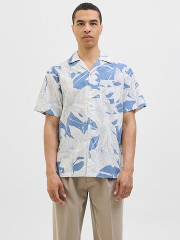 JACK & JONES Regular fit Πουκάμισο 'JPRBLUBahamas' σε λευκό: μπροστά