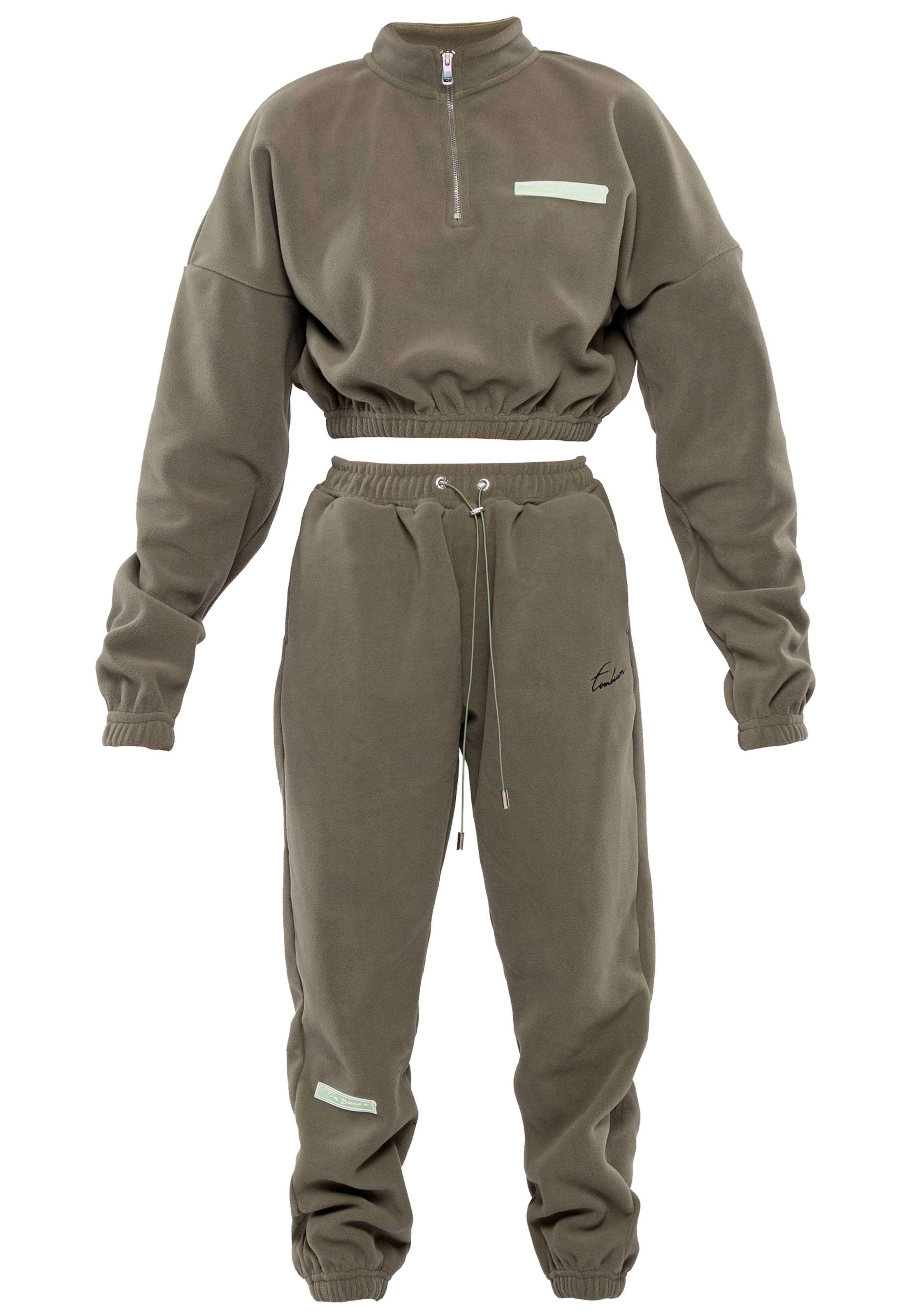 Tom Barron Tracksuit in Green: front