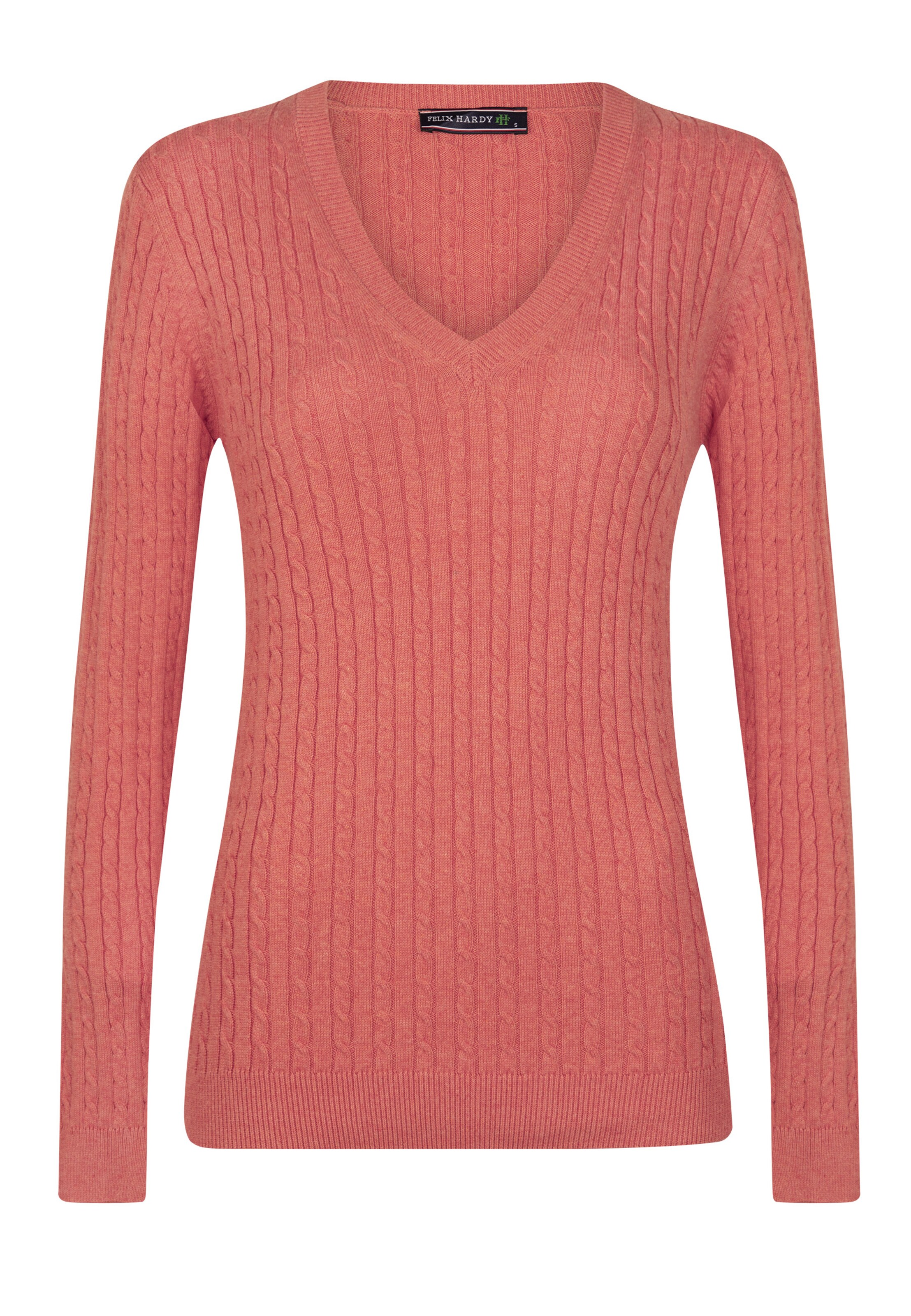 Pullover di Felix Hardy in rosa: frontale