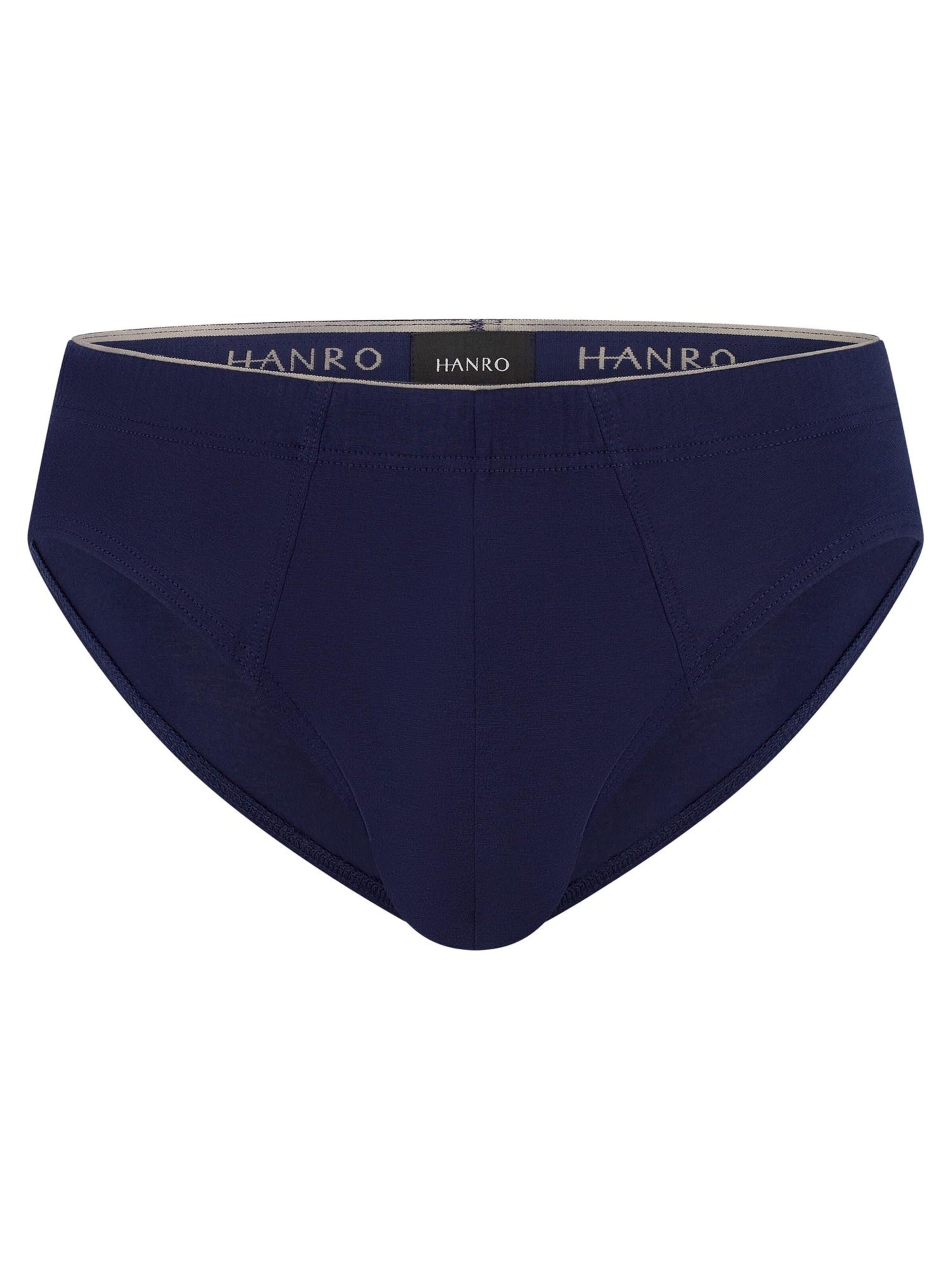 Hanro Slip 'Cotton Superior'‌‌‌‌‌‌‌‌ in Blau: Vorderseite
