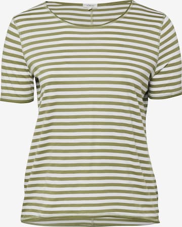 T-shirt s.Oliver en blanc : devant