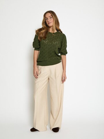 Pullover 'Lamina' di minus in verde