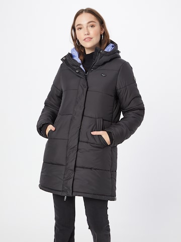 Manteau d’hiver Ragwear en noir : devant