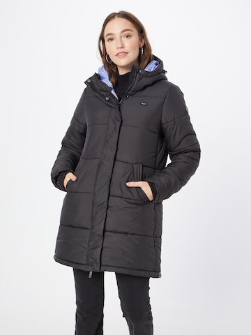 Ragwear Winter coat in Black: front