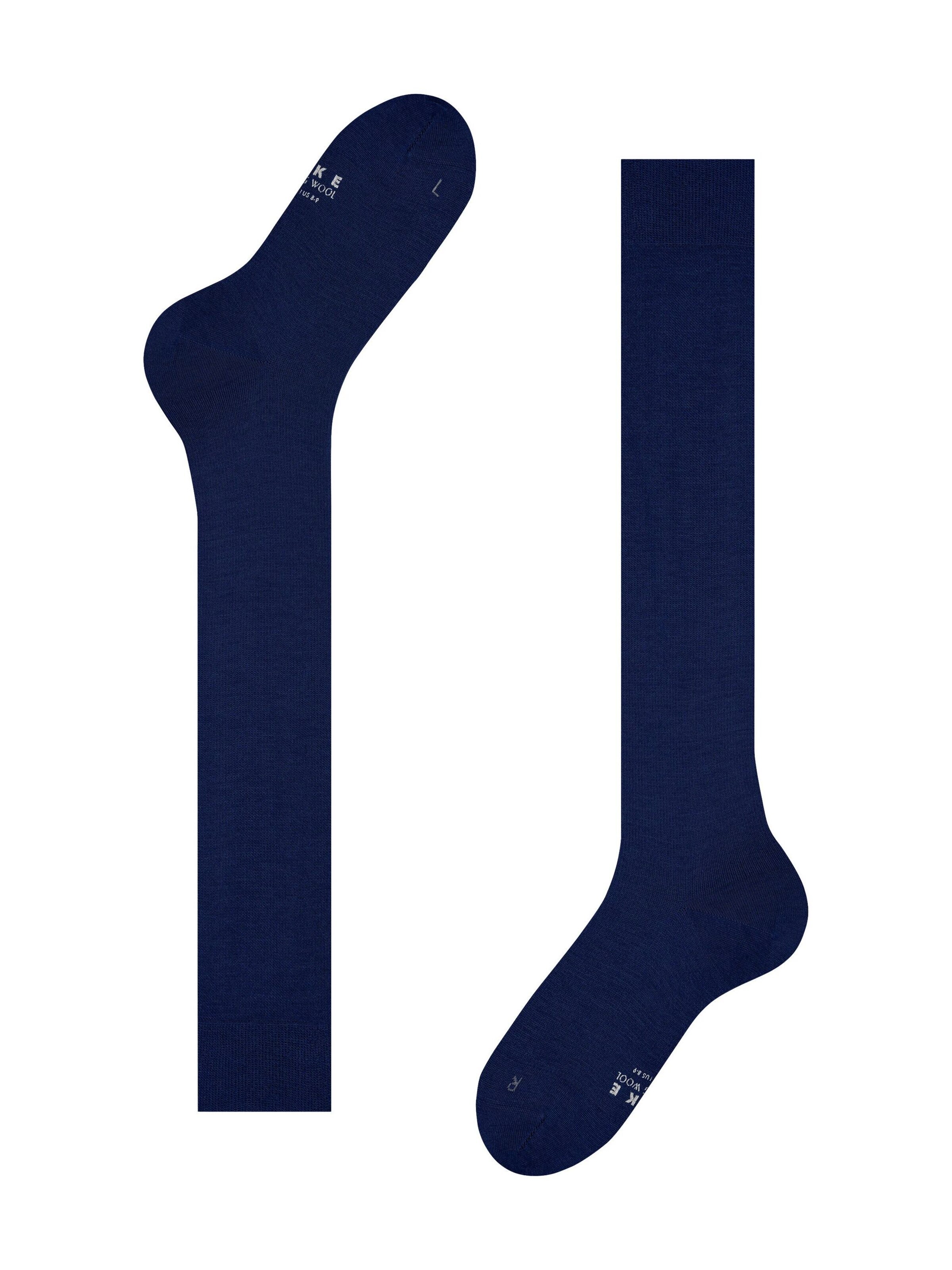 FALKE Kniestrümpfe 'Energizing Wool'‌‌‌‌‌‌‌‌‌ in Blau