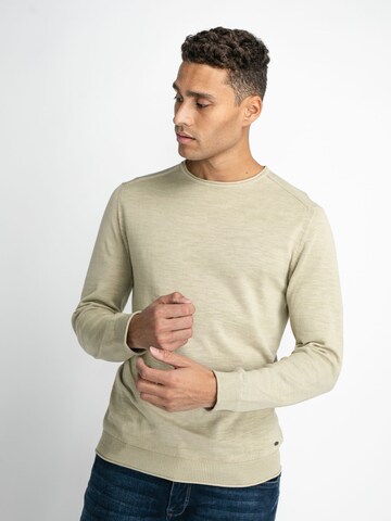 Petrol Industries Sweater in Green: front