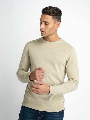 Petrol Industries Sweater in Green: front