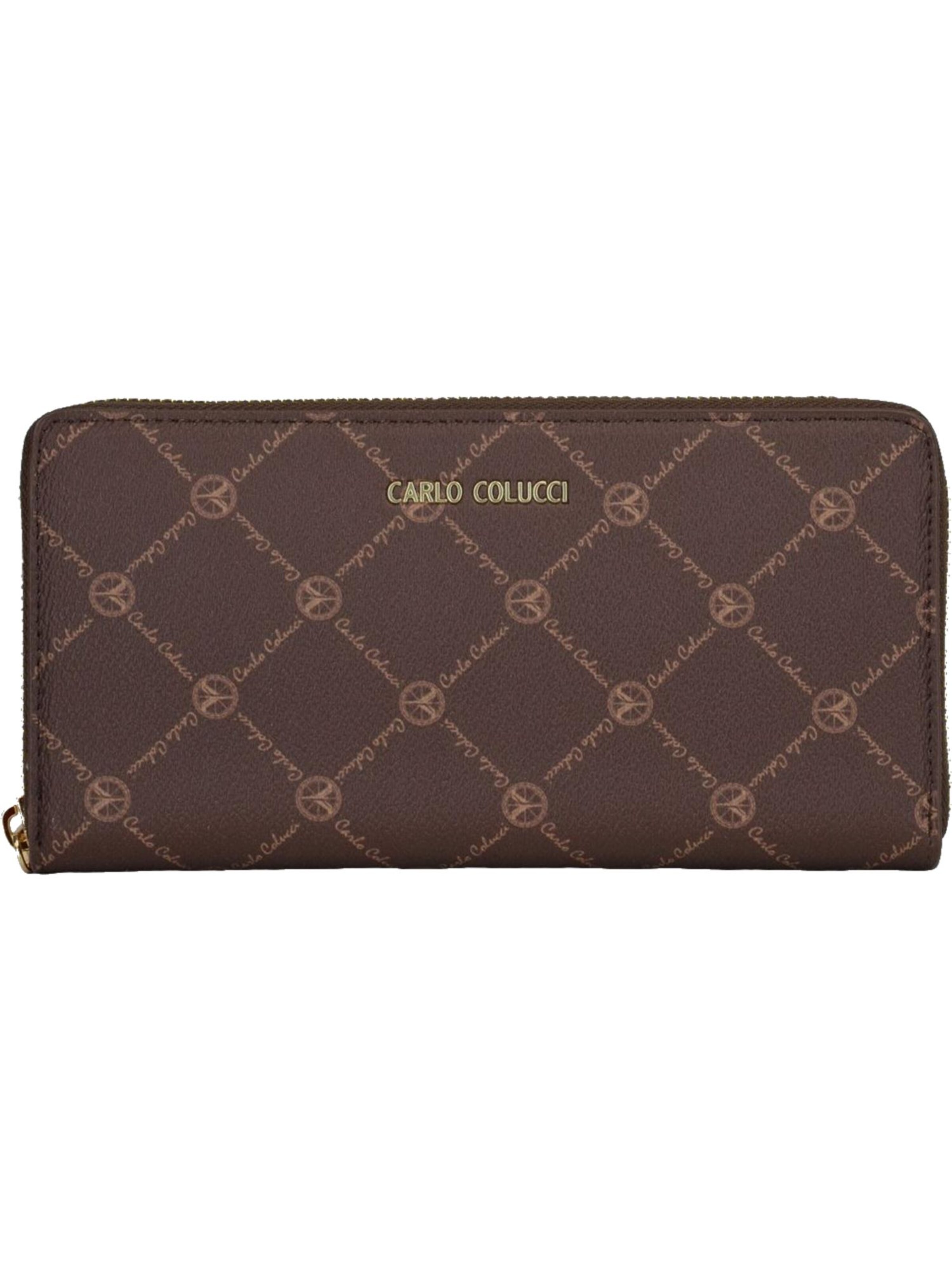 Carlo Colucci Portemonnaie 'Chierici' in Braun: Vorderseite