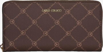 Carlo Colucci Wallet 'Chierici' in Brown: front